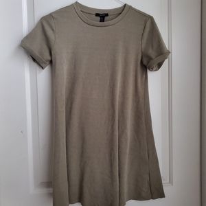 Olive Green t-shirt dress